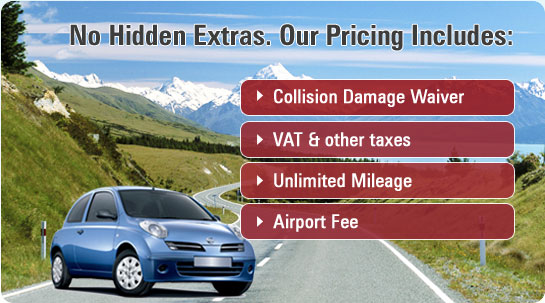 No Hidden Extras. Our Pricing Includes: